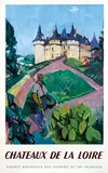 Jacques Ceria Despierre, Chateaux de la Loire, 1953, poster