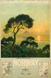 Thorolf Holmboe, Norway Gronoy, view of Bolgen Mountain