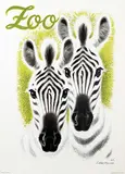 Aage Sikker Hansen, ZOO (zebras), poster
