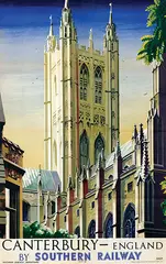 Shep, Canterbury-England by Southern Railway, 1938, poster
