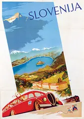 Janez Trpin, Slovenija (Bled Island), poster