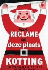Kotting voor reclame op deze plaats by Jan Kotting, poster, sold Feb 2021