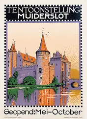 Dirk Schnabel, Tentoonstelling Muiderslot, poster