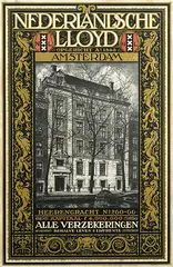 Albert Hemelman, Nederlandsche Lloyd Amsterdam Alle Verzekeringen, 1915, poster