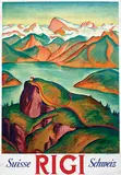 Hans Herzig, Rigi Suisse Schweiz, 1925, poster