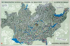 Otto M. Müller, Die vielgestaltige Schweiz Exploring Switzerland, 1939, poster
