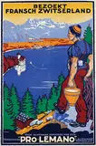 Rodolphe Michaud, Bezoekt Fransch Zwitserland Pro-Lemano, 1926, poster