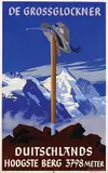 Edo V. Handel-Mazetti, De Grossglockner Duitschlands hoogste berg (Germany's highest mountain, at the end of the 30's!), 1938, poster