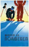 Schenk, Winter in Norwegen, 1938, poster