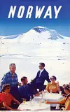 Mittet, Norway State Railway Norway, 1955, poster