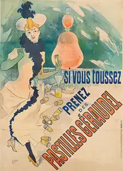 Jules Chéret, Prenez des Pastilles Géraudel, 1891, poster