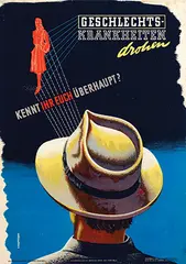G. Hauptmann, Geschlechts- Krankheiten, poster
