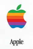 Apple by Rob Janoff & Steve P. Jobs, 1990, poster, sold Feb 2021