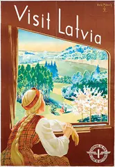 Voldemar Mednis, Visit Latvia, 1938, poster