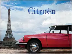 André Martin, Citroën (red Break, in front of the Eiffel Tower), 1965, poster
