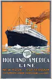 A.B. Grónhold, Holland America Line New York-Rotterdam, poster
