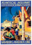 Ottomar C.J. Anton, HAPAG Atlantische Inselfahrt Oceana, 1930, poster