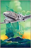 Arjen Galema, KLM The Flying Dutchman (DC-3 Dakota), 1934, poster