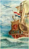 Joop van Heusden, KLM Der Fliegende Holländer (Super Constellation), 1955, poster