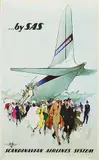 Otto Nielsen, ? by SAS (passengers disembarking airplane)