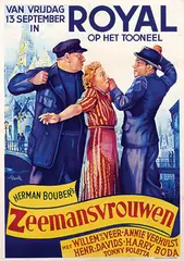 v & d Broecke, Movie: Willem v/d Veer in "Zeemansvrouwen", 1940, poster