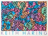 Keith Haring by Keith Haring, 1985, poster, sold Feb 2021