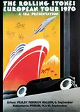 John Pashe, The Rolling Stones European Tour, 1970, poster