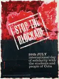 Tony Évora, Stop The Blockade Cuba, 1970, poster