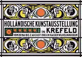 Johann Thorn-Prikker, Hollländische Kunstausstellung in Krefeld, 1903, poster