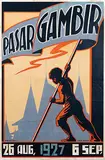 Frits van Bemmel, Pasar Gambir, 1927, poster