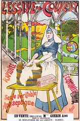 Gustave Marie, Lessive du Couvent Rennes, 1896, poster