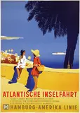 Ottomar C.J. Anton, HAPAG Atlantische Inselfahrt, 1932, poster