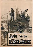 Willy Stöwer, Gebt für die U-Boot-Spende, 1917, poster