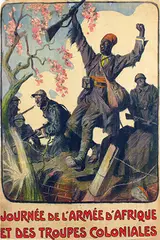 Lucien H. Jonas, Journée de l'Armée d'Afrique et des Troupes Coloniales, 1917, poster