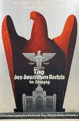 Klokien, Tag des deutschen Rechts in Leipzig, 1938, poster