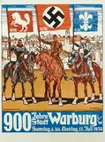 Hans Kohlschein, 900 Jahre Stadt Warburg, 1936, poster