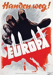Erik, Handen weg! Europa, 1943, poster