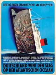 Siegfried, Duitschland wint den slag op den Atlantischen Oceaan, 1940, poster