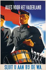 van Altena, Alles voor het vaderland Sluit u aan bij de W.A., 1943, poster