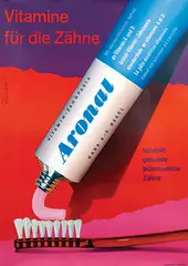 Roger Mayer, Aronal Vitamin für die Zähne, 1960, poster