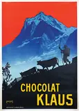 Carl F. Moos, Chocolat Klaus, 1905, poster