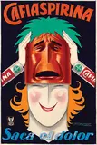 Achille Mauzan, Cafiaspirina Bayer Saca el dolor (takes away the pain), poster