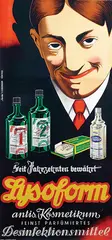 Günther Fleischmann, Lysoform Desinfektionsmittel, poster
