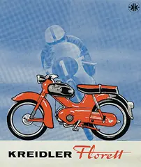 Thijs Postma, Kreidler Florett Ei tank (Jan de Vries), 1963, poster
