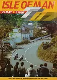 The Creative Studio Ltd., Isle of Man 80 years of world class road racing, 1987, poster