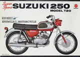 Oka Studio Japan, Suzuki 250 model T20, 1965, poster