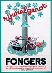 Theunis August Böhmer, Fongers rijwielgenot, poster
