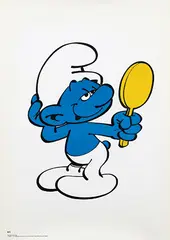 Peyo, Les Schtroumpfs (The Smurfs), poster