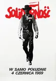 Tomasz Sarnecki, Solidarno__ W samo Poludnie (High Noon June 9, 1989), 1989, poster
