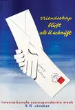 Frans Mettes, internationale correspondentie week, 1959, poster